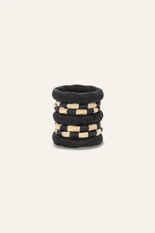 Flash Sale On Elegant Jewelry – Don't Miss Out A Mooring Line Bangles in Black
