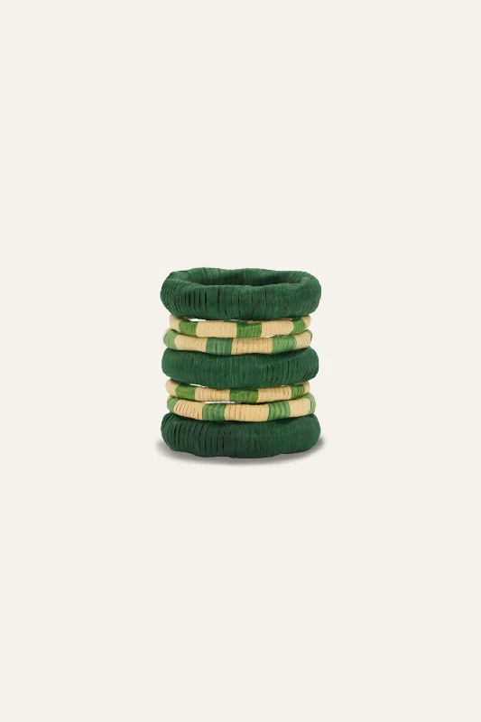 Shop Handcrafted Jewelry At Special Promotional Rates A Mooring Line Bangles in Green