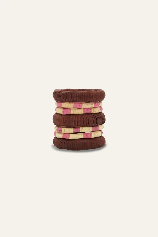 Affordable Luxury Jewelry – Style At A Great Price A Mooring Line Bangles in Red & Pink
