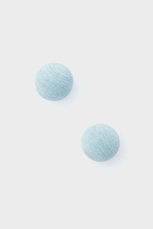 Luxury Handcrafted Jewelry For Elegant Looks Blue Silk Casey Studs