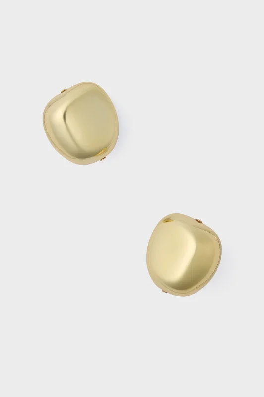 Trendy Minimalist Jewelry For Everyday Wear Gold Chunky Piper Studs