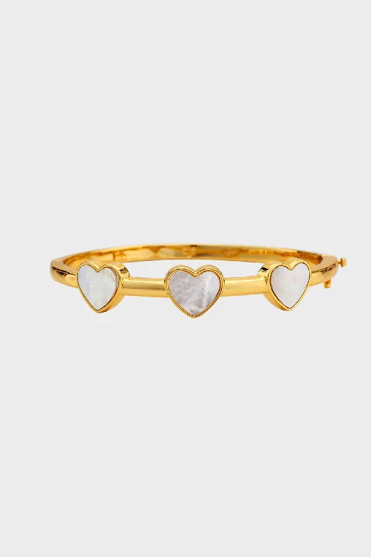 Shop High-Quality Jewelry At Jaw-Dropping Discounts Gold Heart Bangle