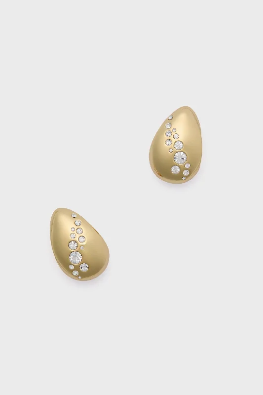 Adjustable Charm Bracelets For A Perfect Fit Gold Teardrop Paige Studs