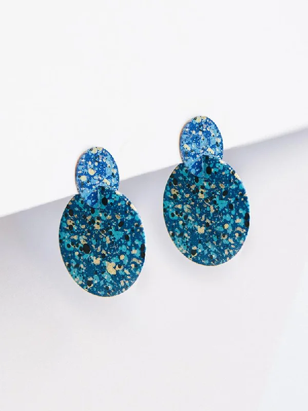 Elevate Your Jewelry Collection With Limited-Time Savings Interstellar Studs - Blue