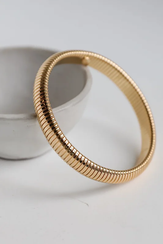 Best Jewelry Sale Prices – Limited-Time Offer Iris Gold Bangle Bracelet