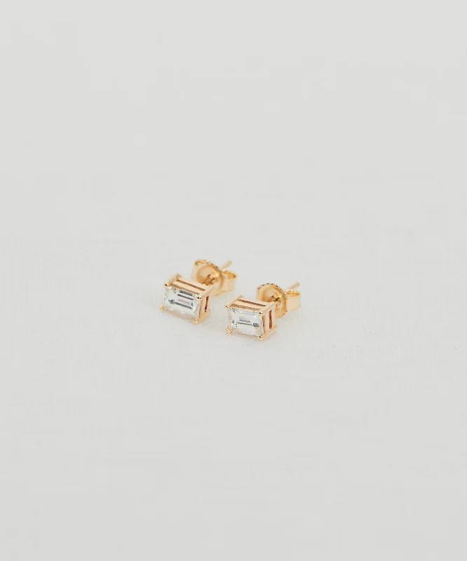 Chic And Stylish Jewelry At Discounted Prices Ivy Emerald Cut Studs
