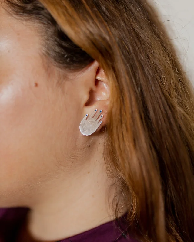 Shop Modern Jewelry Collections With Exclusive Discounts Mani Studs - Silver