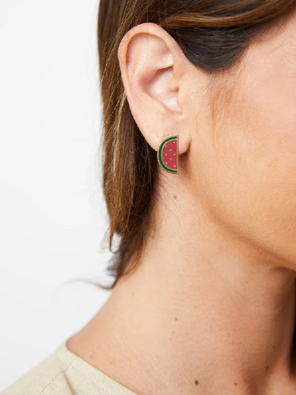 Fashion-Forward Jewelry At Exclusive Discounts One in a Melon Studs - Gold