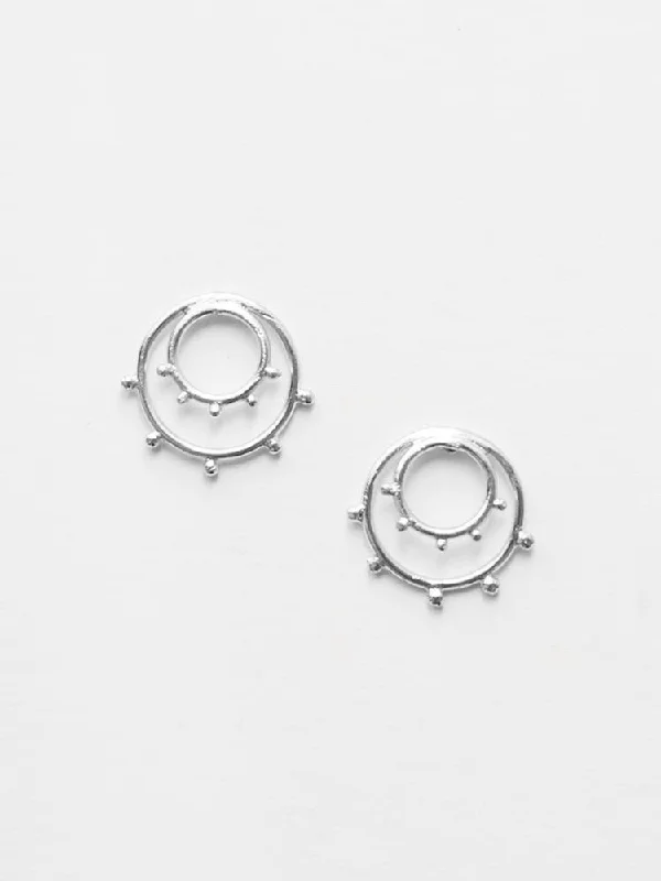 Accessorize For Less – Luxury Jewelry At Affordable Prices Sunburst Studs - Silver
