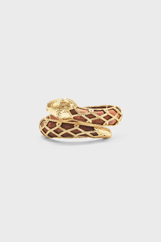 Unmissable Deals On Handmade Jewelry Collections Teak Earth Goddess Serpentina Hinged Bangle
