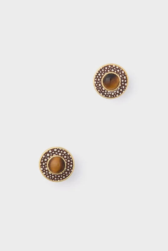 Sparkle In Style With Our Best Jewelry Deals Tiger's Eye Emery Studs