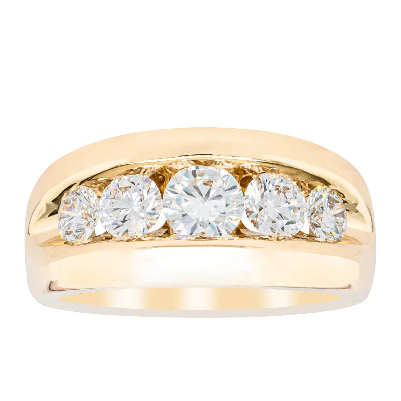 18ct Yellow Gold 1.24ct Diamond Eugenie Ring