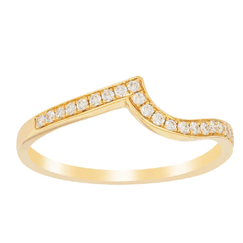 18ct Yellow Gold .12ct Embrace Band