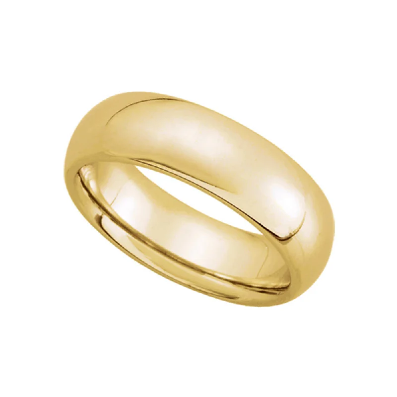 Get Ready To Sparkle – Special Jewelry Discounts 6mm Domed Comfort Fit Wedding Band in 14k Yellow Gold Get Ready To Sparkle – Special Jewelry Discounts 6mm Domed Comfort Fit Wedding Band in 14k Yellow Gold