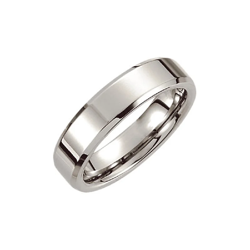 Jewelry Sale – Exclusive Styles At Lower Prices 6mm Dura Cobalt Beveled Edge Polished Flat Comfort Fit Band Jewelry Sale – Exclusive Styles At Lower Prices 6mm Dura Cobalt Beveled Edge Polished Flat Comfort Fit Band