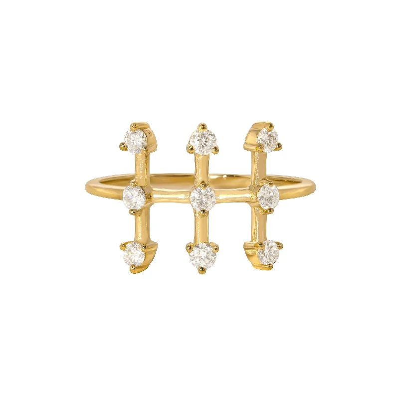 Buy More, Save More On Stunning Jewelry Designs Future Nostalgia 18K Gold Ring w. Diamonds