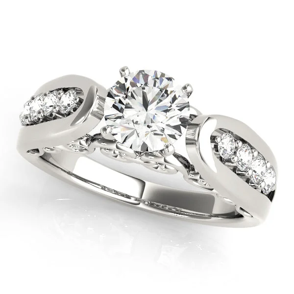 Unlock Unbeatable Jewelry Deals Before They’Re Gone Channel Set Diamond Engagement Mounting with Side Detail