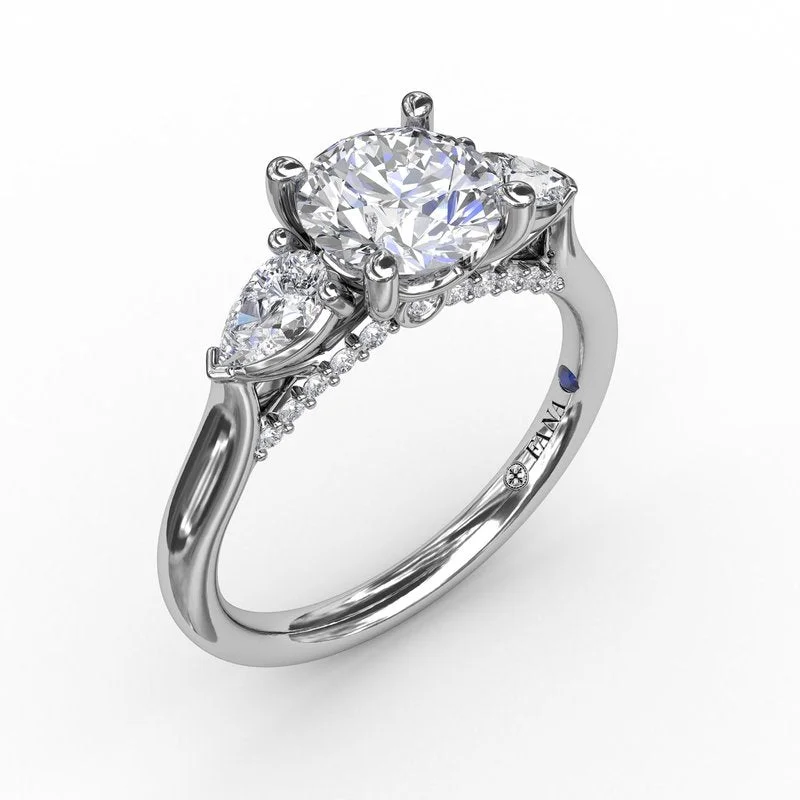 Affordable Glamour – Must-Have Jewelry At Special Rates Classic Three-Stone Diamond Engagement Ring With Pear-Shape Side Diamonds Affordable Glamour – Must-Have Jewelry At Special Rates Classic Three-Stone Diamond Engagement Ring With Pear-Shape Side Diamonds