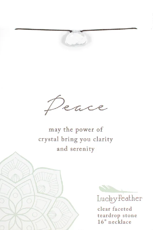 Power Necklace Crystal Peace