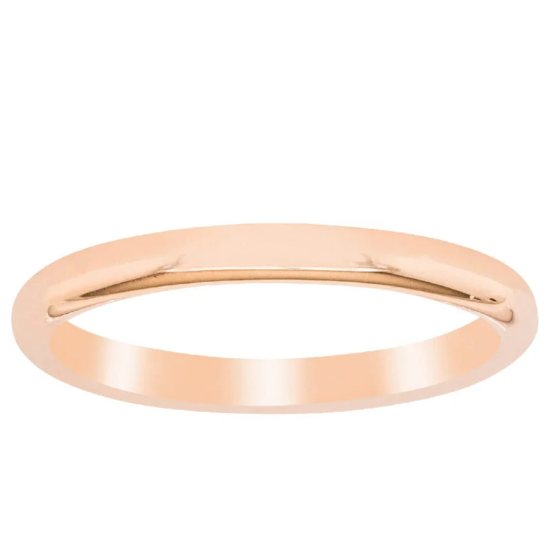 Deja Vu 9ct Rose Gold Band