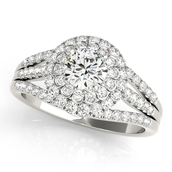 Trending Jewelry Styles Now At Limited-Time Discounts Diamond Double Halo and Triple Shank Engagement Mounting