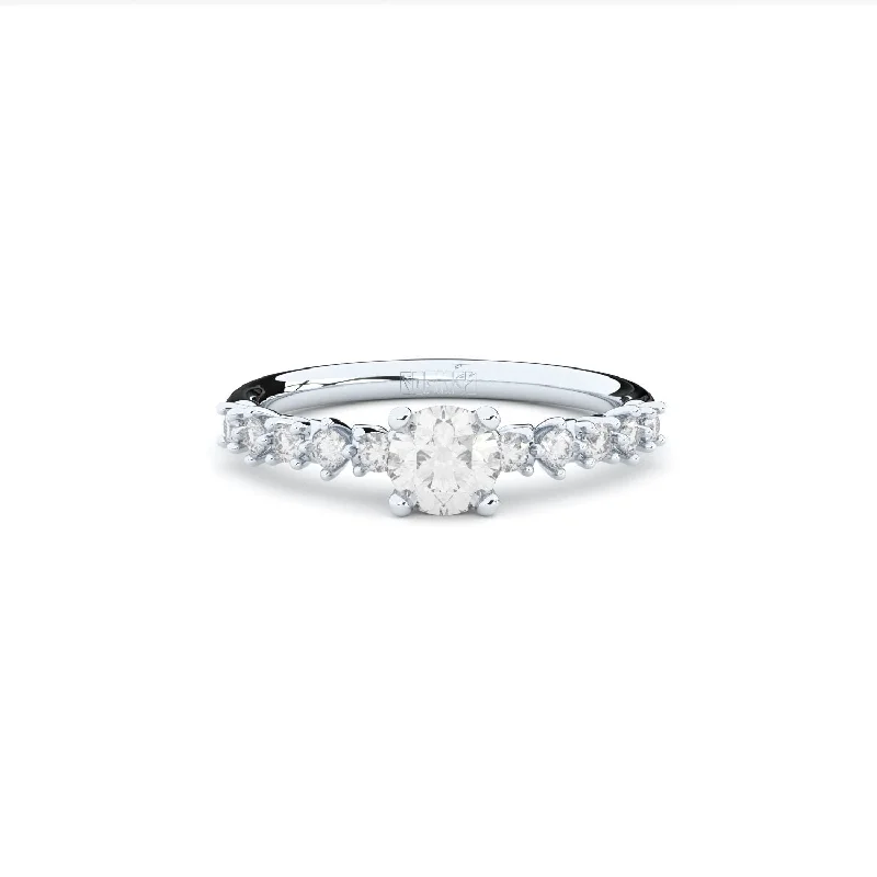 Limited Stock On Premium Jewelry At Low Prices Duo+ Engagement 14K Whitegold Ring w. Lab-Grown Diamonds