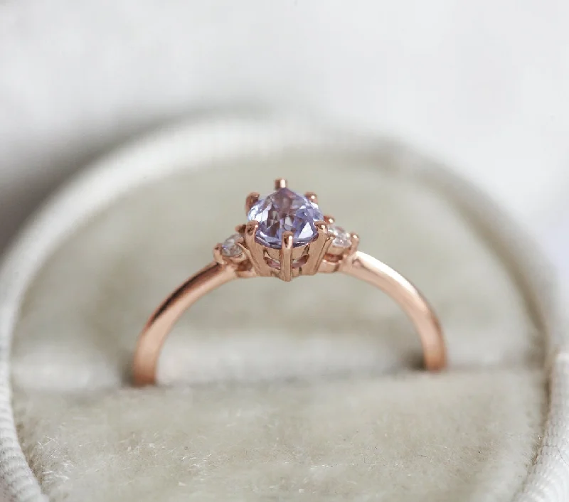 Best Jewelry Sale Prices – Limited-Time Offer Liz Lavender Sapphire Diamond Ring