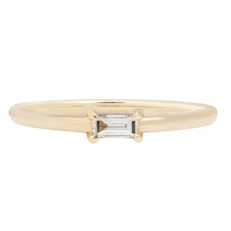Unique Jewelry For Less – Shop The Sale Now Linear Baguette Ring