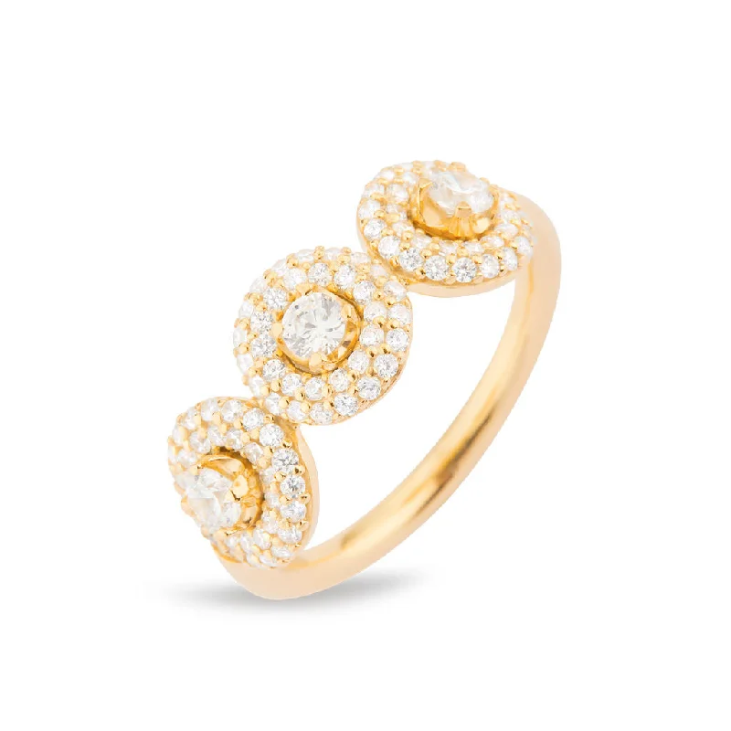 Shop Fine Jewelry With Exclusive Savings Matiné 18K Gold Ring w. 102 Diamonds