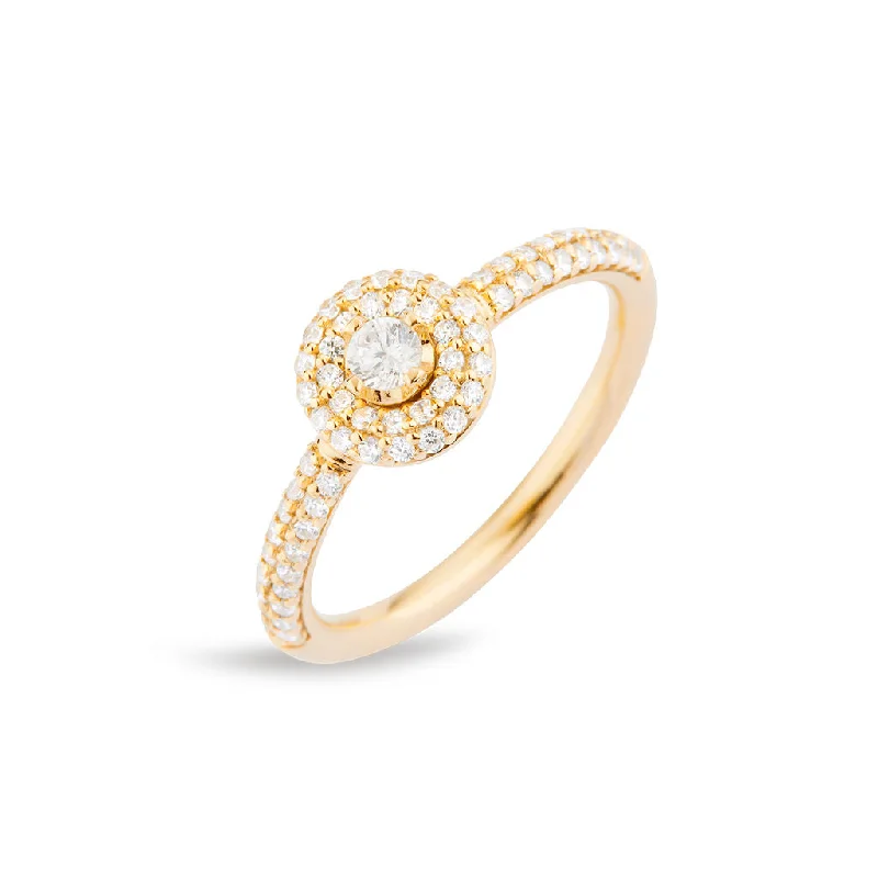 Make Every Moment Shine – Jewelry Discounts Available Matiné 18K Gold Ring w. 68 Diamonds