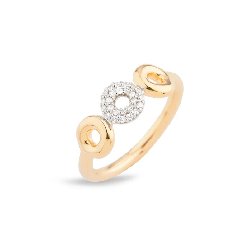 Jewelry Clearance Sale – Final Reductions Matiné 18K Gold & Whitegold Ring w. 25 Diamonds