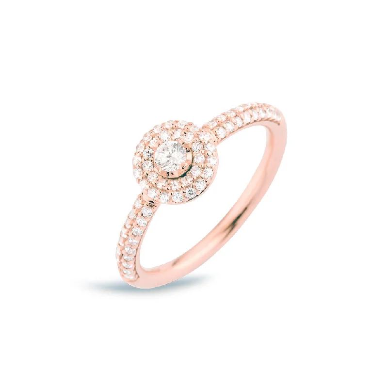 Huge Markdowns On Premium Jewelry Styles Matiné 18K Rosegold Ring w. 68 Diamonds