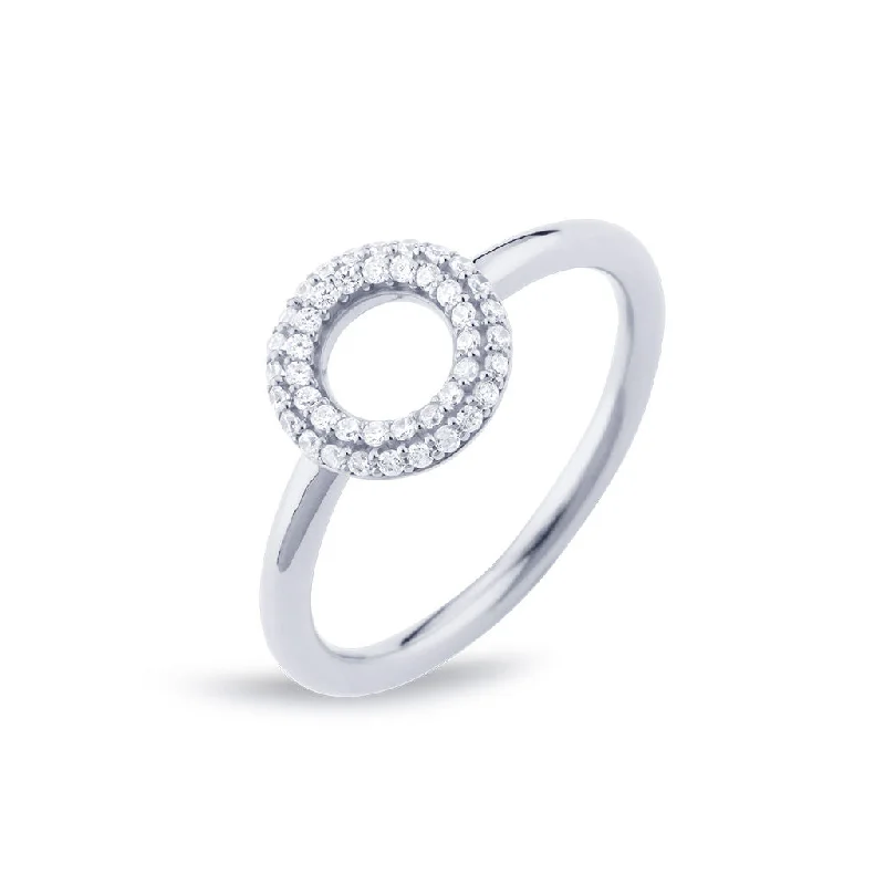 Get Your Favorite Jewelry At The Best Price Matiné 18K Whitegold Ring w. 42 Diamonds