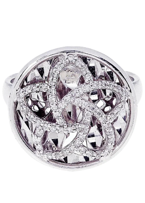 Handcrafted Jewelry Sale – Unique Designs At Low Prices White Gold Mens Diamond Ring| 0.26 Carats| 8.03 Grams
