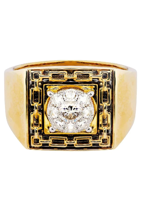 Trending Jewelry Styles Now At Limited-Time Discounts Mens Diamond Ring| 0.5 Carats