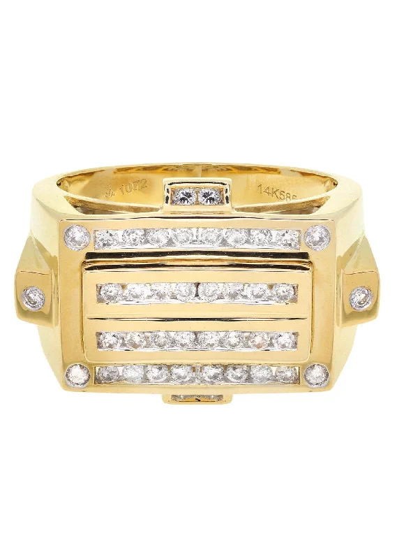 Your Dream Jewelry At Dream Prices – Shop Now Mens Diamond Ring / Pinky Diamond Ring| 0.64 Carats