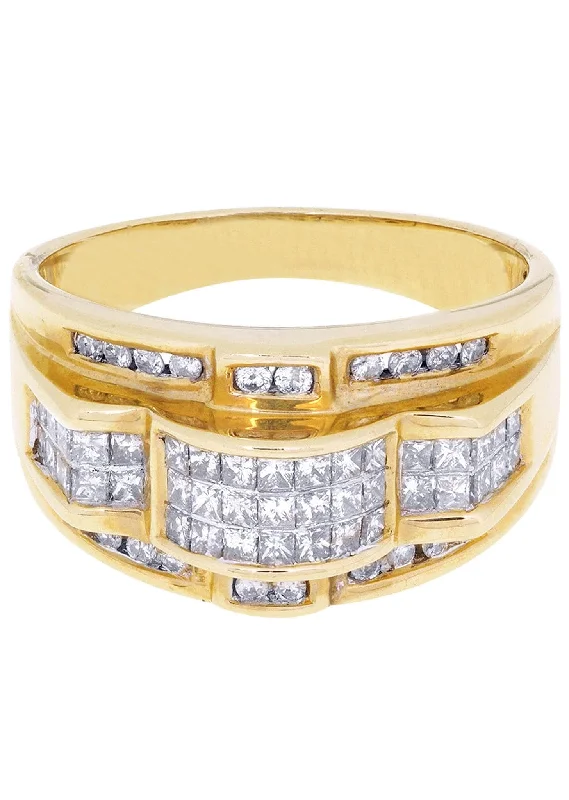 Shop High-Quality Jewelry At Jaw-Dropping Discounts Mens Diamond Ring / Pinky Diamond Ring| 0.7 Carats|