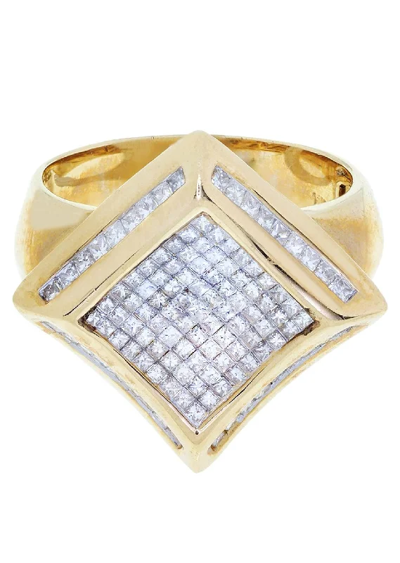 Unmissable Jewelry Sale – Shop Before It's Too Late Mens Diamond Ring / Pinky Diamond Ring | 1.45 Carats