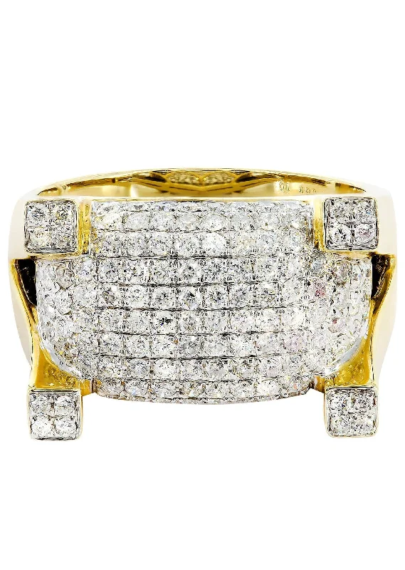 Shop High-Quality Jewelry At Jaw-Dropping Discounts Mens Diamond Ring / Pinky Diamond Ring| 1.56 Carats