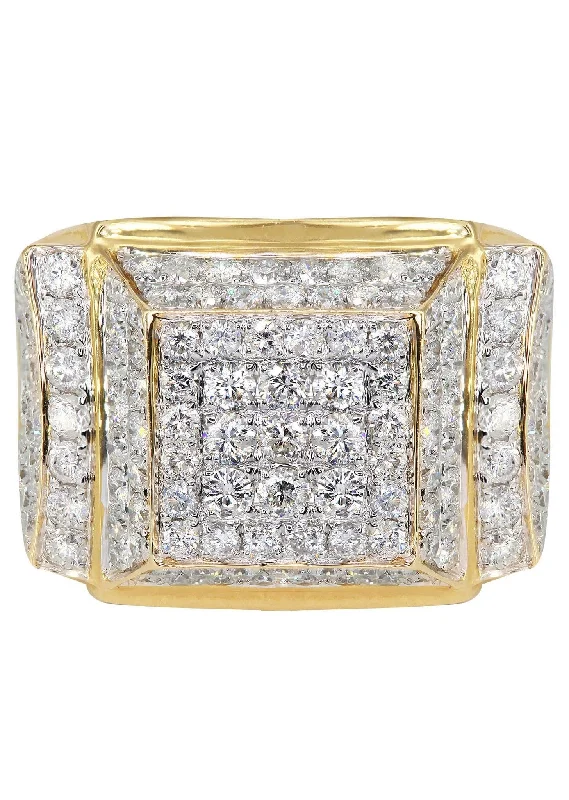 Bestselling Jewelry Now On Sale – Elevate Your Look Mens Diamond Ring / Pinky Diamond Ring| 4.09 Carats