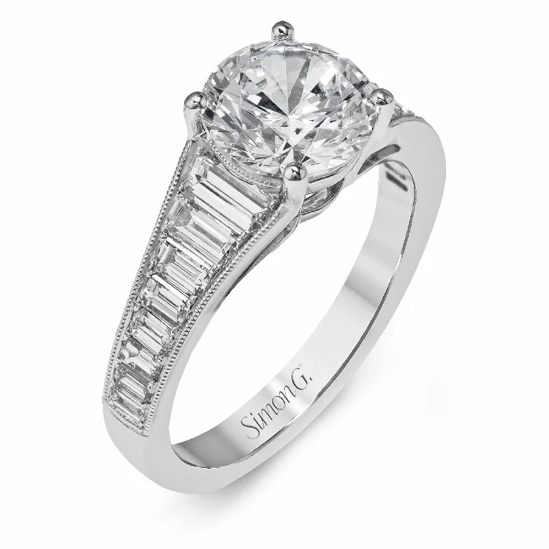 Bold And Beautiful Jewelry Now At Irresistible Prices Round-Cut Engagement Ring In 18k Gold With Diamonds