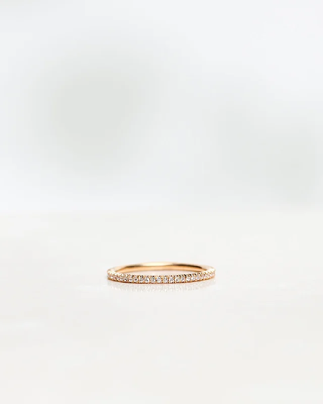 Jade Petite 18K Gold, Whitegold or Rosegold Ring w. Diamonds