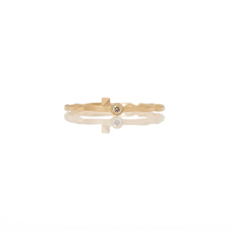 SATELIT Day/light 14K Gold Ring w. Diamond