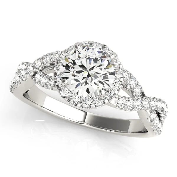 Luxury Jewelry Without The Luxury Price Tag Open Cross-Over Diamond Engagement Mounting