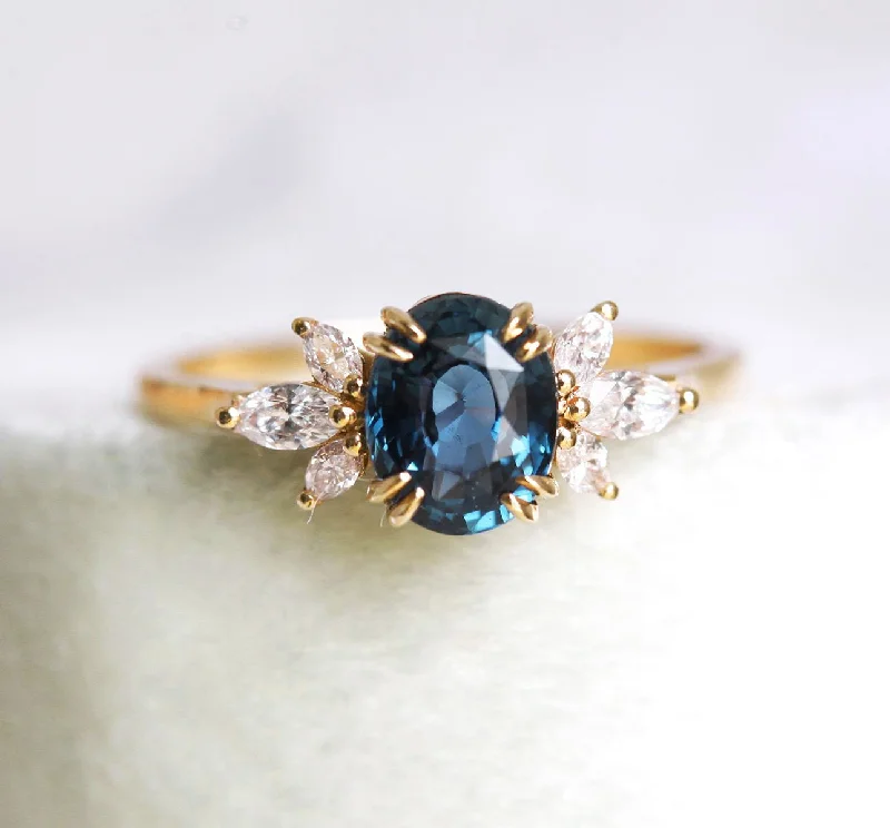 Jewelry Deals That Sparkle – Shop Today Luella Blue Sapphire Diamond Ring