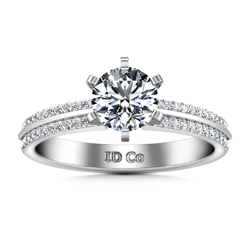 Once-A-Year Jewelry Deals – Shop Before They’Re Gone Pave Engagement Ring Amanda 14K White Gold