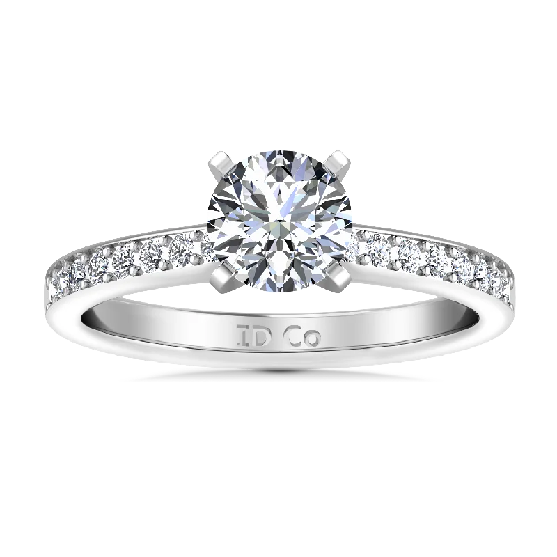 Breathtaking Jewelry At Limited-Time Savings Pave Engagement Ring Belle 14K White Gold