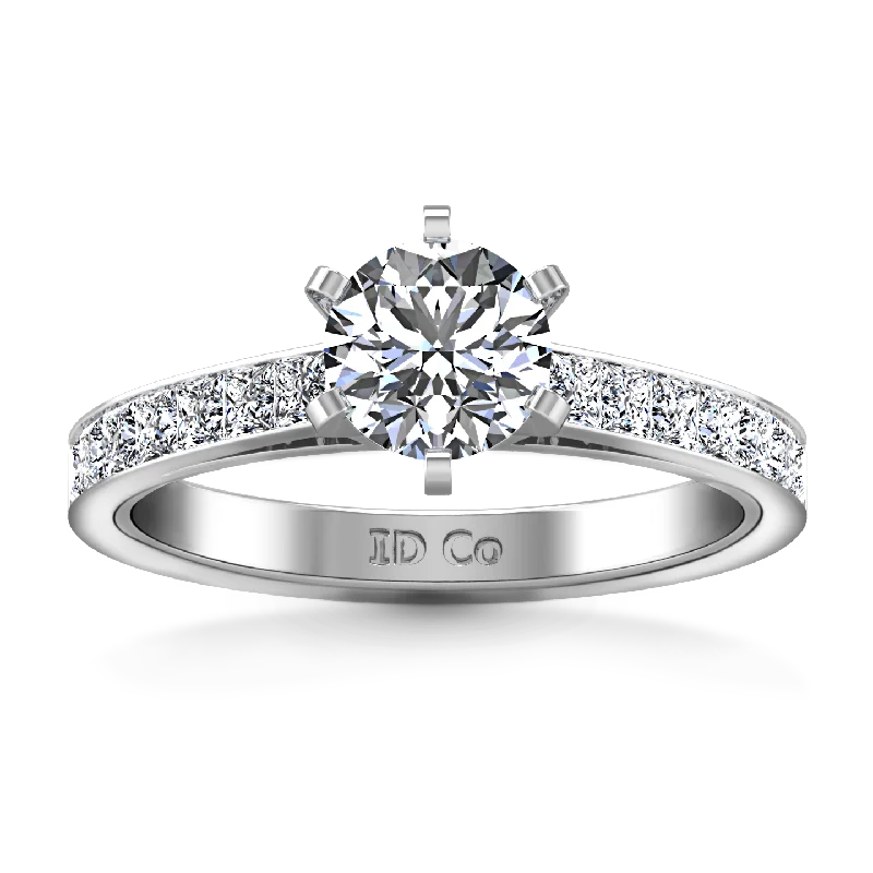 Final Call – Shop Exquisite Jewelry Before It's Gone Pave Engagement Ring Calla 14K White Gold Final Call – Shop Exquisite Jewelry Before It's Gone Pave Engagement Ring Calla 14K White Gold
