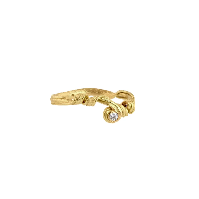 Must-Have Jewelry At Irresistible Discounts Fouettés #2 18K Gold Ring w. Diamond