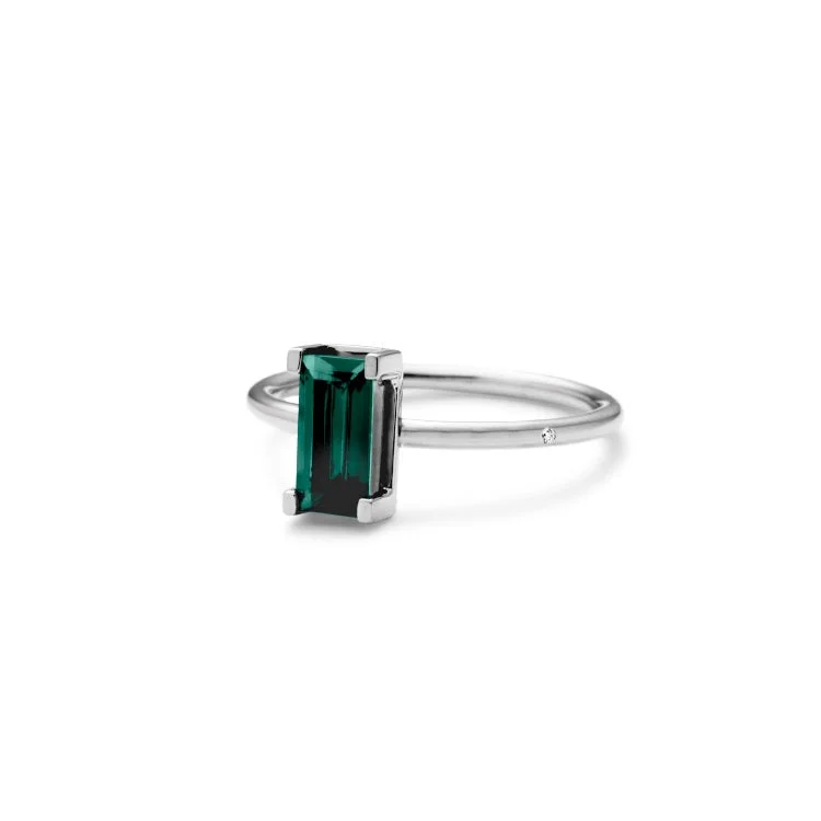 Exclusive Jewelry Offers – Shine For Less Nord Green Turned 18K Whitegold Ring w. Tourmaline & Diamond Exclusive Jewelry Offers – Shine For Less Nord Green Turned 18K Whitegold Ring w. Tourmaline & Diamond